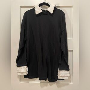 FREE PEOPLE black oversized sweater